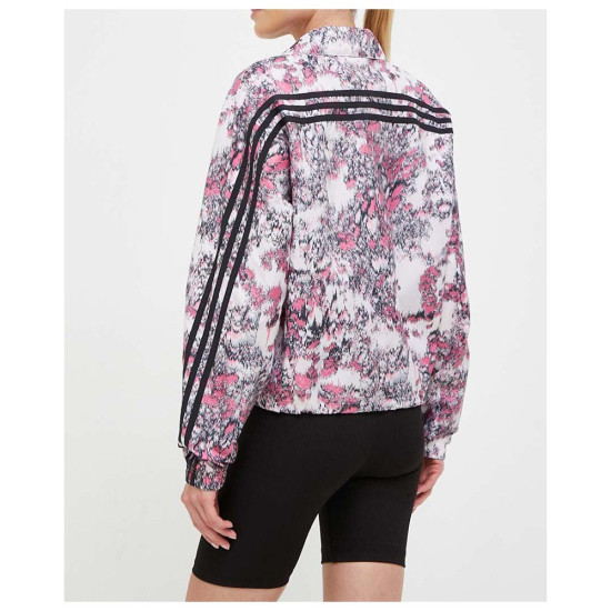 Adidas Γυναικείο αντιανεμικό μπουφάν Future Icons 3-Stripes Woven Windbreaker Adidas Γυναικείο αντιανεμικό μπουφάν Future Icons 3-Stripes Woven Windbreaker